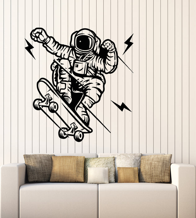 Vinyl Wall Decal Spaceman Astronaut Suit Space Interior Kids Room Stickers Mural (g6863)