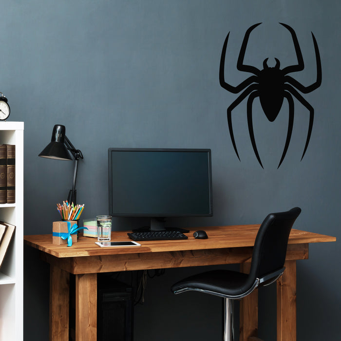 Виниловые наклейки на стену Большой паук насекомое представитель хищник наклейки фреска (g4661)