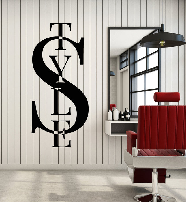 Vinyl Wall Decal Logo Emblem Style Shop Store Fashion Decor Stickers Mural (g7962)
