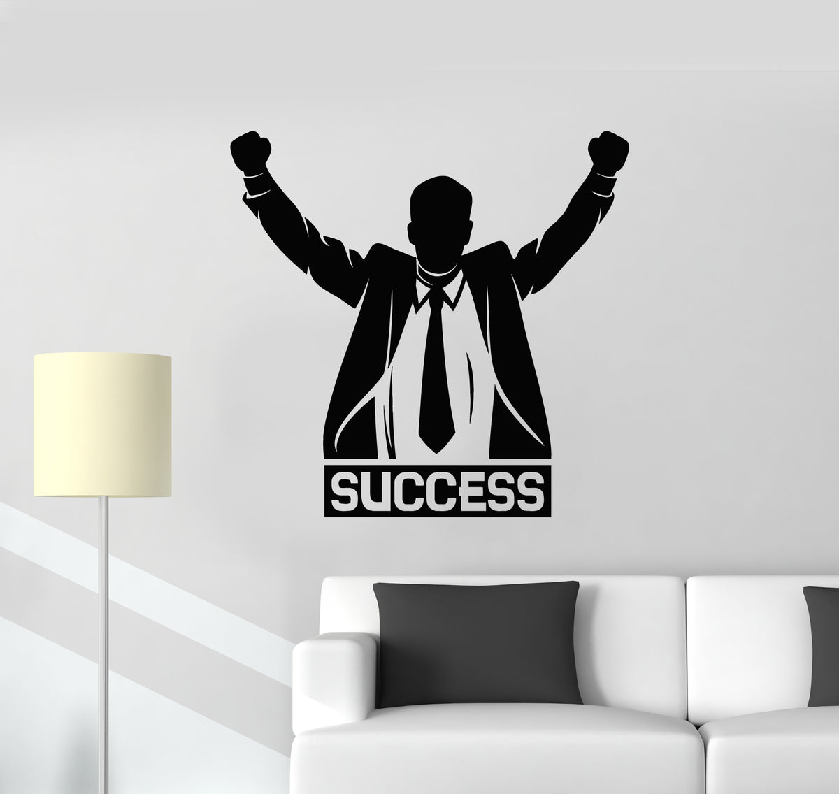 Vinyl Wall Decal Success Business Office Space Decoration Idea Interio ...