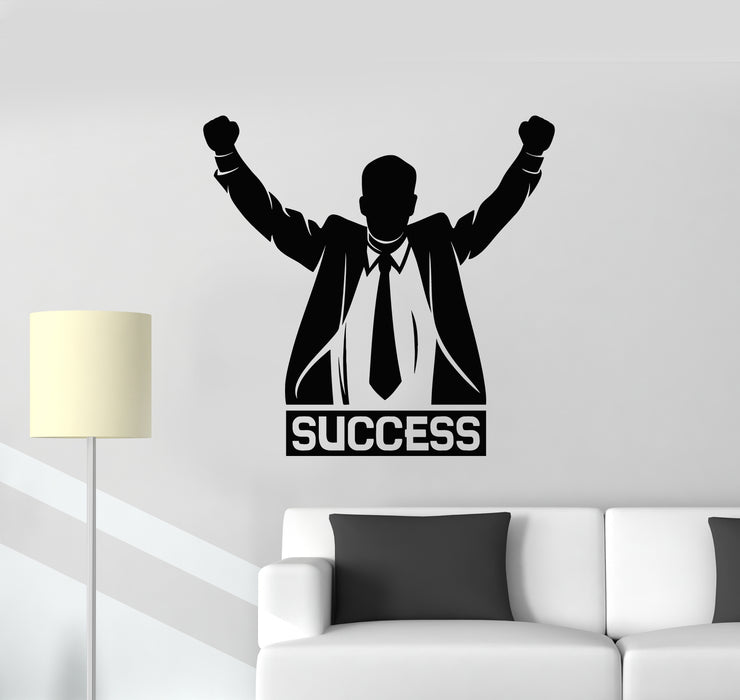 Vinyl Wall Decal Success Business Office Space Decoration Idea Interior Stickers Mural (g1901)