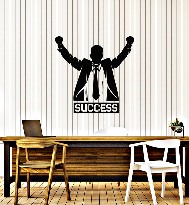 Vinyl Wall Decal Success Business Office Space Decoration Idea Interior Stickers Mural (g1901)