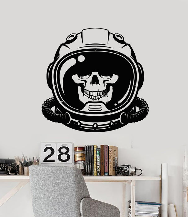 Vinyl Wall Decal Space Patrol Table Teen Room Skull Cosmic Stickers Mural (g7272)