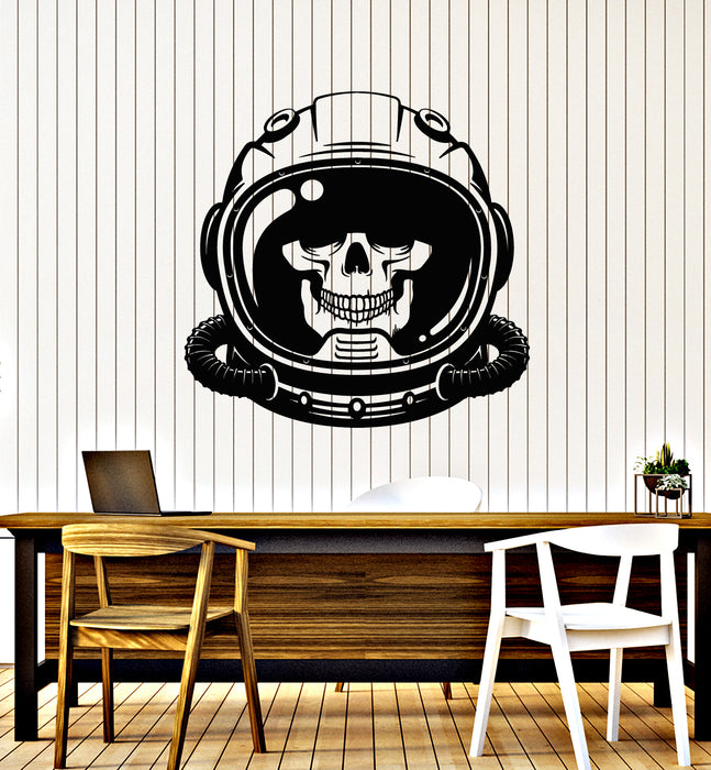 Vinyl Wall Decal Space Patrol Table Teen Room Skull Cosmic Stickers Mural (g7272)