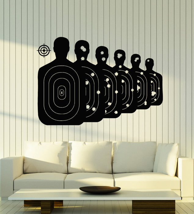 Vinyl Wall Decal Targets For Shooting Game Sport Hunting Club Stickers Mural (g2823)