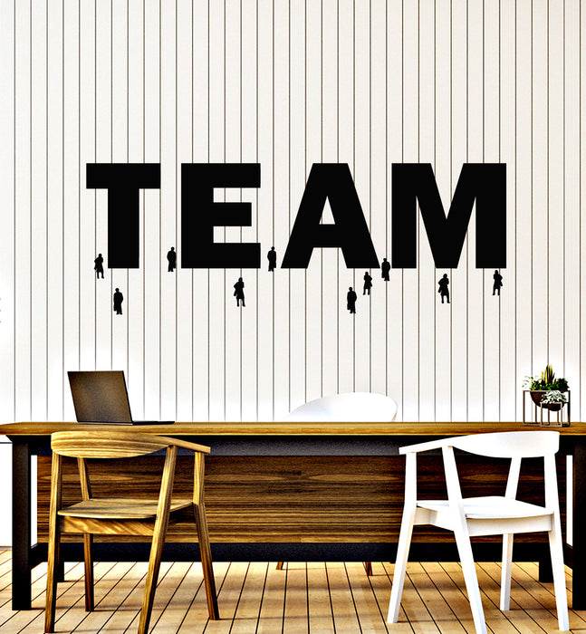 Vinyl Wall Decal Teamwork Job People Work Office Business Motivation Stickers Mural (g2256)