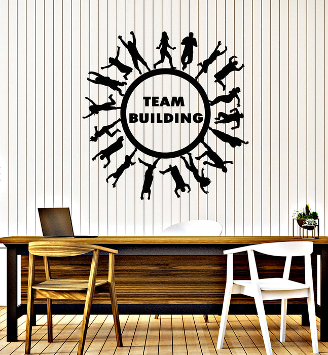 Vinyl Wall Decal Team Building  Workplace Teamwork Business Office Stickers Mural (g3782)