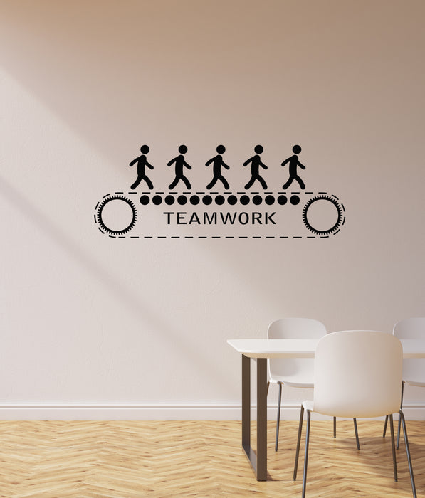 Vinyl Wall Decal Teamwork Office Room Team Work Business Art Stickers Mural (ig6073)
