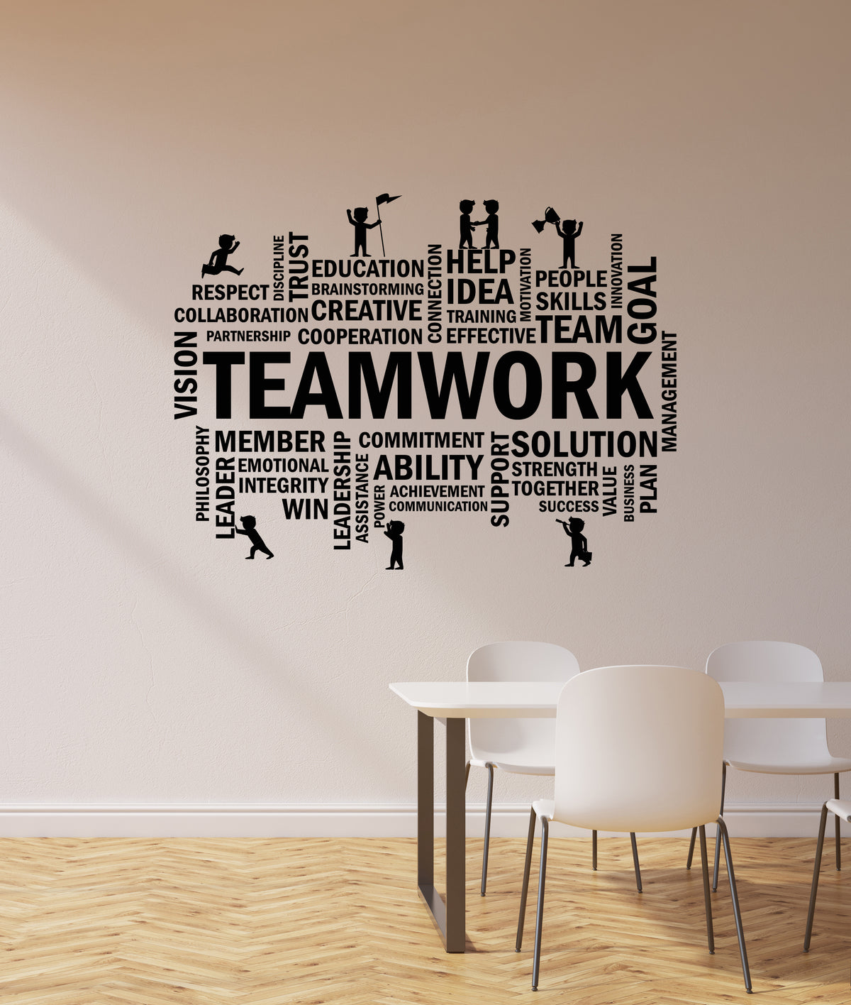 Vinyl Wall Decal Teamwork Office Space Room Team Business Success Stic ...