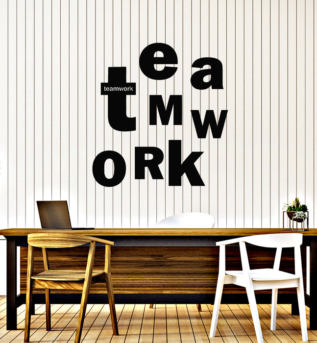 Workdesk Decals Vinyl Wall Decal Office Teamwork Job Work Success Team Building Sticke ...