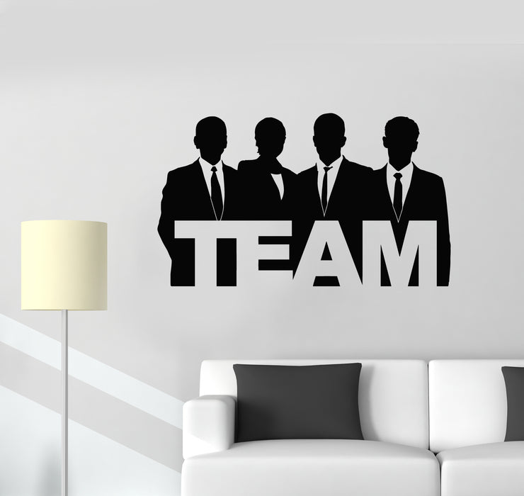 Vinyl Wall Decal Office Interior Teamwork Job People Team Work Stickers Mural (g2992)