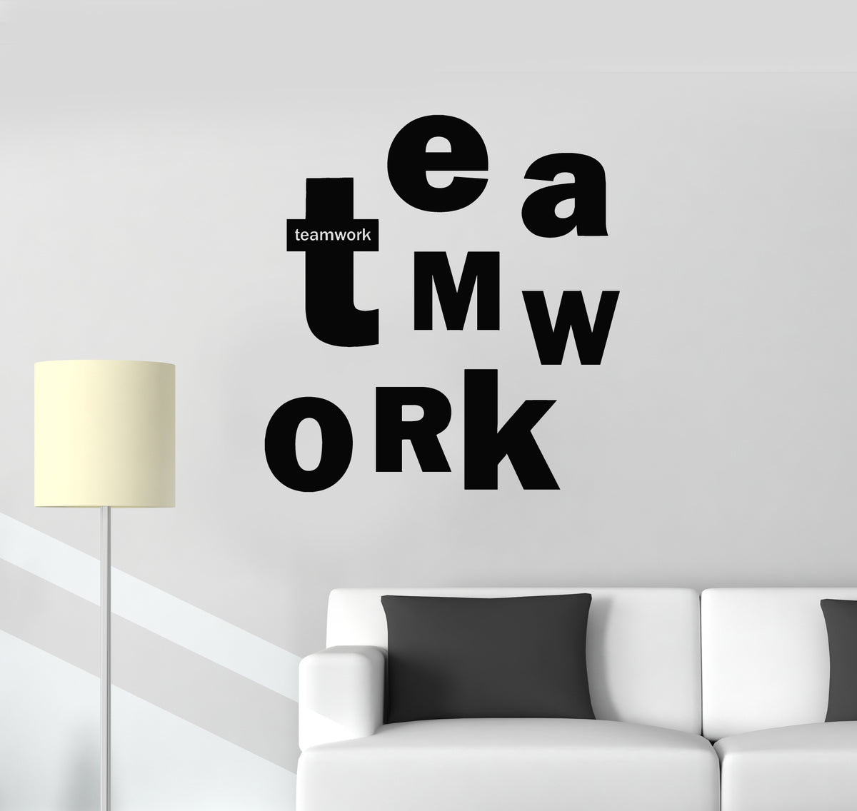 Vinyl Wall Decal Office Teamwork Job Work Success Team Building Sticke ...