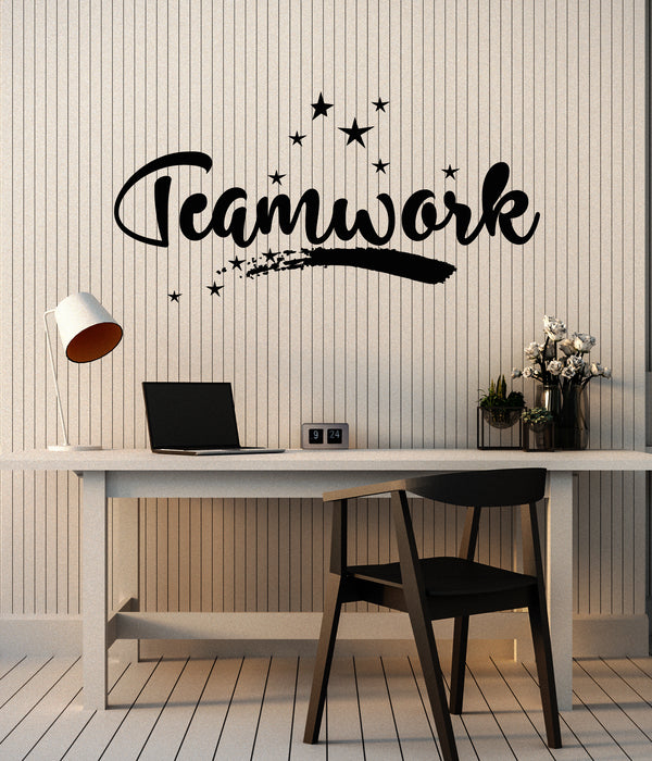 Vinyl Wall Decal Group Office Teamwork Space Interior Words Stickers Mural (g5274)