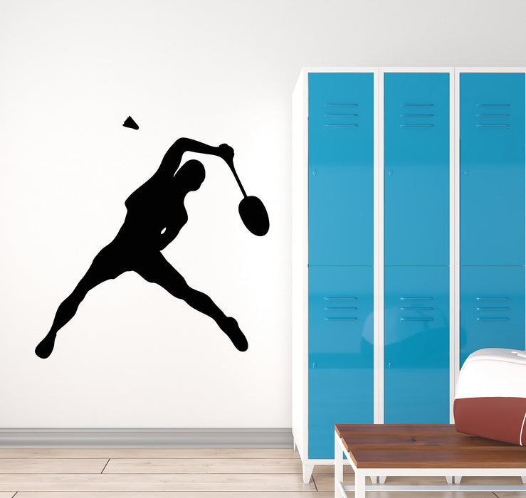 Vinyl Wall Decal Tennis Athlete Sport Player Racket Sports Game Stickers Mural (g869)