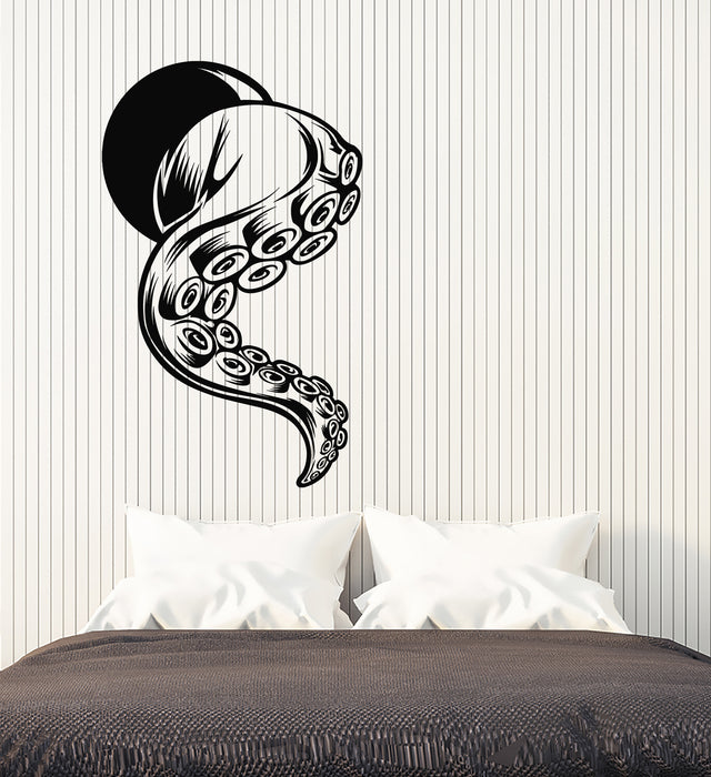 Vinyl Wall Decal Tentacles Octopus Sea Marine Monster Stickers Mural (g4827)