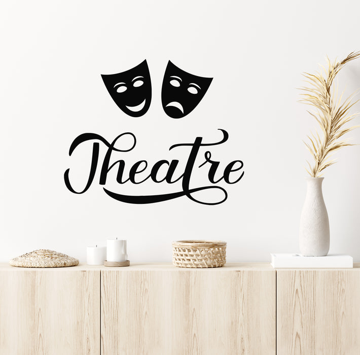 Vinyl Wall Decal Cinema Films Movie Theatre Mask Interior Stickers Mural (g5694)