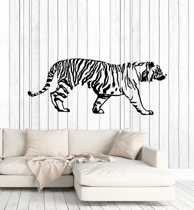 Vinyl Wall Decal Tribal Decor Tiger Predator Animal Big Cat Stickers Mural (g2461)