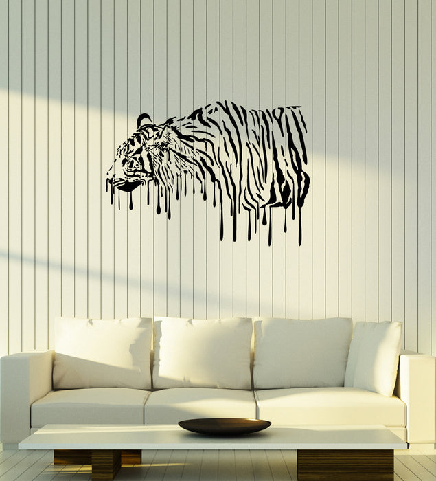 Vinyl Wall Decal Tiger Art Tribal Predator Home Room Decoration Stickers Mural (ig6040)