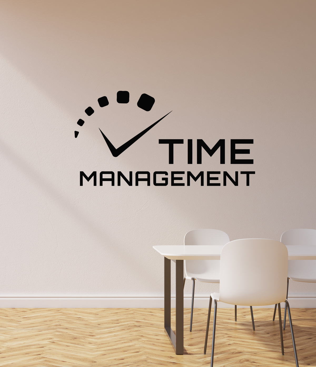 Vinyl Wall Decal Time Management Office Space Business Motivation Stic ...