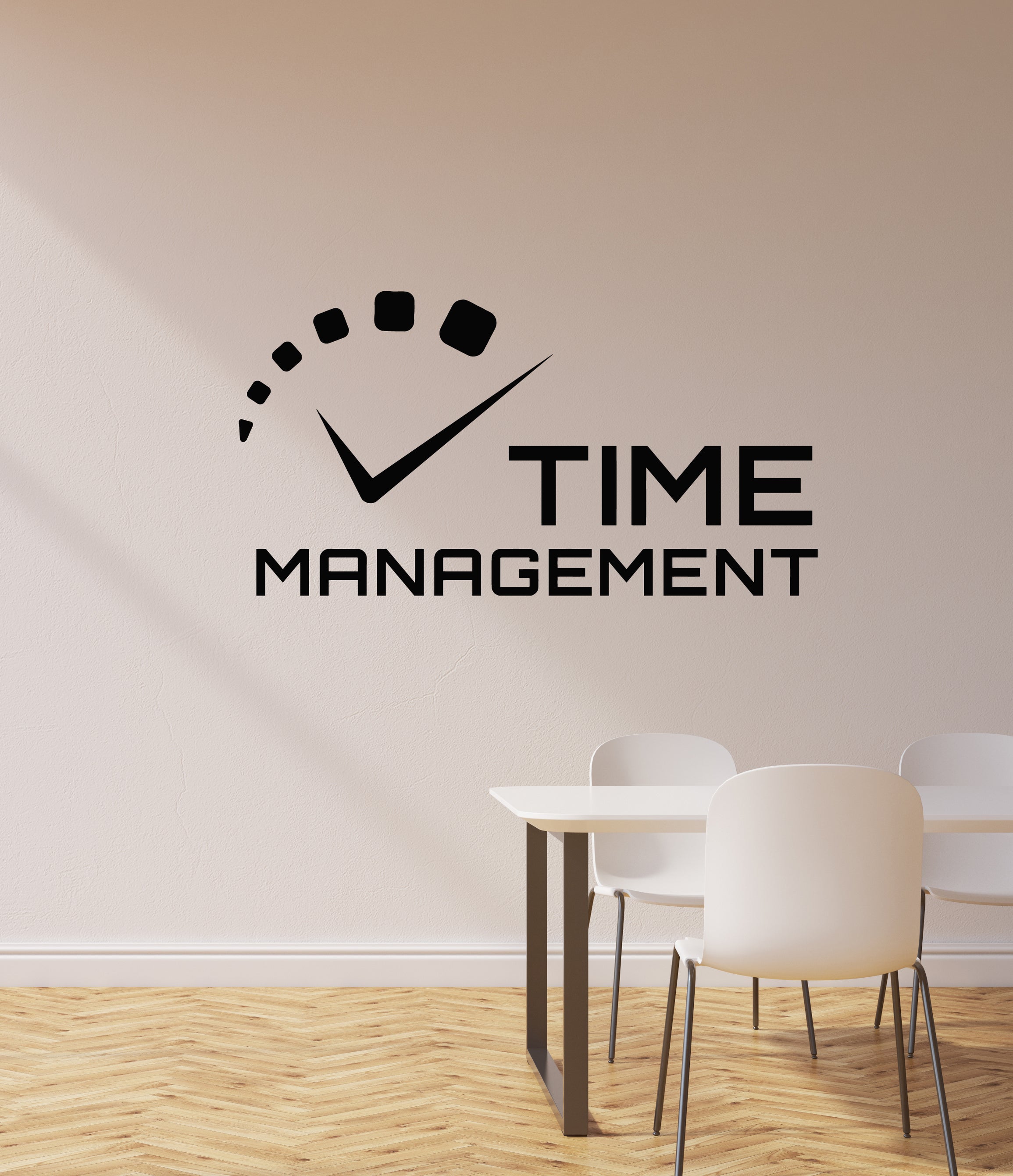Vinyl Wall Decal Time Management Office Space Business Motivation Stic ...