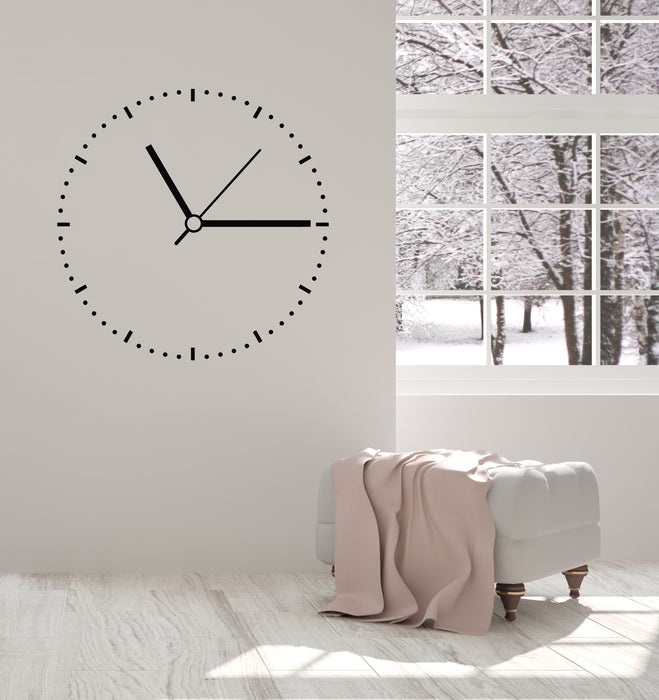 Vinyl Wall Decal Time Abstract Clock Dial Art Home Interior Stickers Mural (g356)