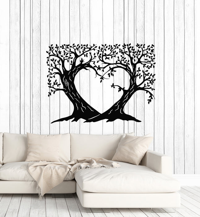 Vinyl Wall Decal Tree Branch Romantic Love Bedroom Art  Stickers Mural (g1962)