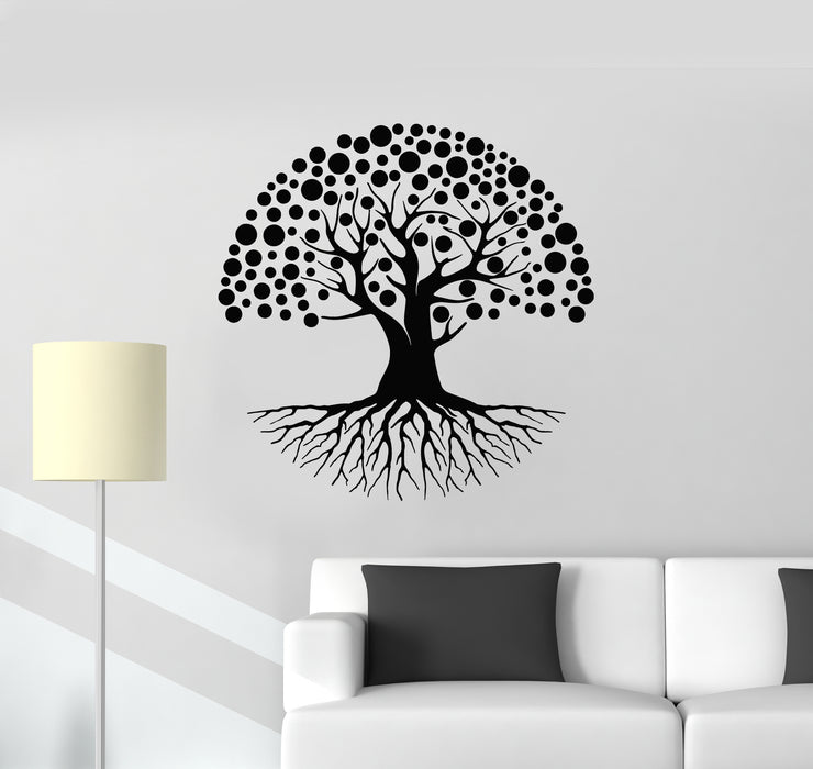 Vinyl Wall Decal Tree Branch Roots Nature Forest Decor Living Room Stickers Mural (g1970)