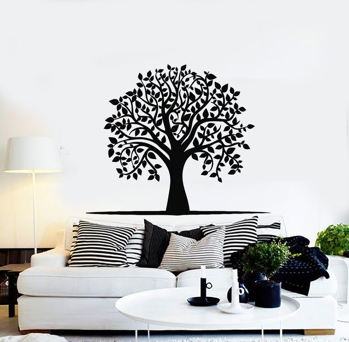 Vinyl Wall Decal Tree Leaves Children Room Home Decor Idea Stickers Mural (g913)