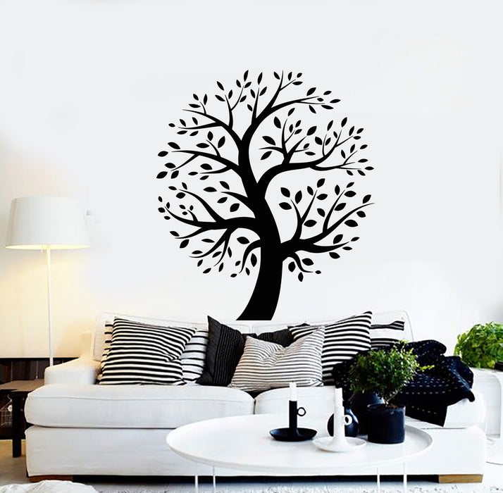 Vinyl Wall Decal Tree Leaves Branch Nature Home Room Decor Stickers Mural (g935)