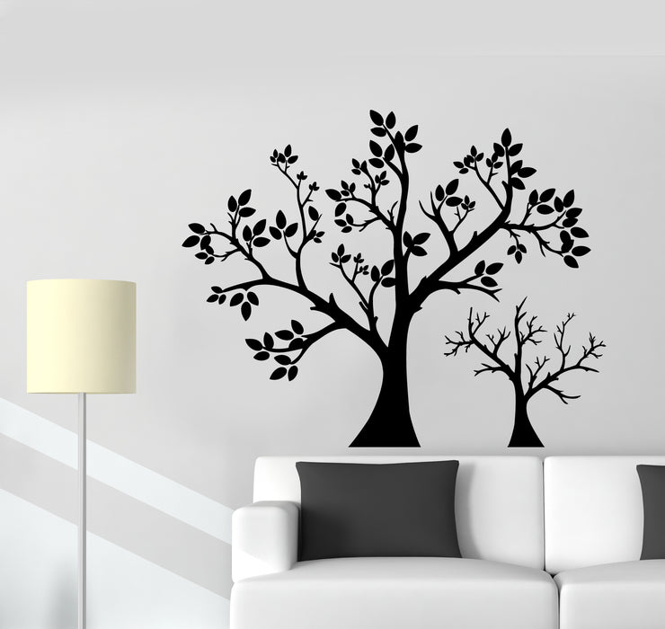Vinyl Wall Decal Trees Wooden Garden Orchard Nature Decor Stickers Mural (g1131)