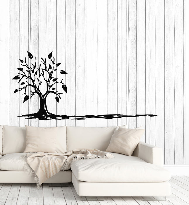 Vinyl Wall Decal Tree Living Room Decor Drawing Art Cartoon Stickers Mural (g2676)