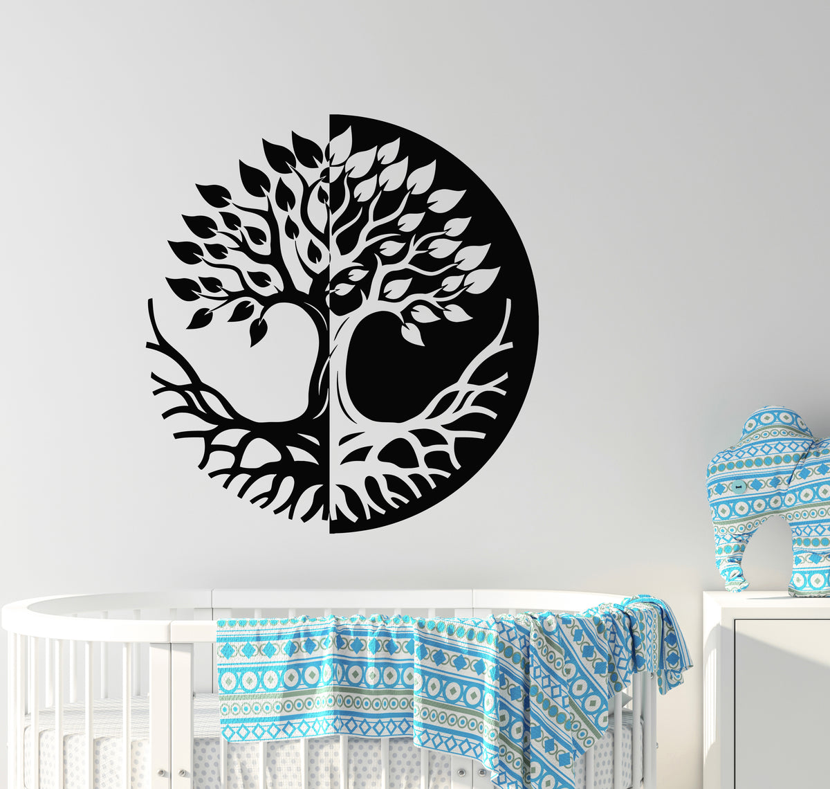 Vinyl Wall Decal Tree Branch Roots Leaves Tree Life Celtic Symbol Stic ...