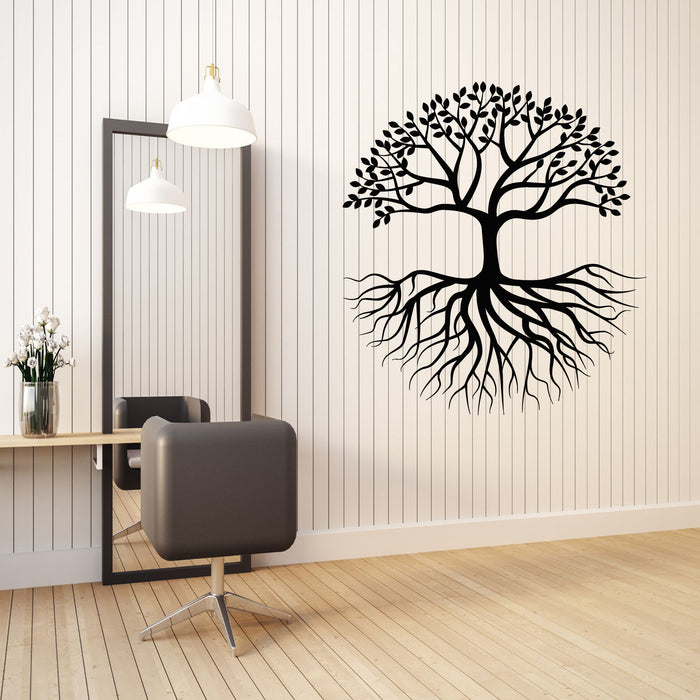 Vinyl Wall Decal Abstract Tree Of Life Branch Roots Living Room Stickers Mural (g8331)