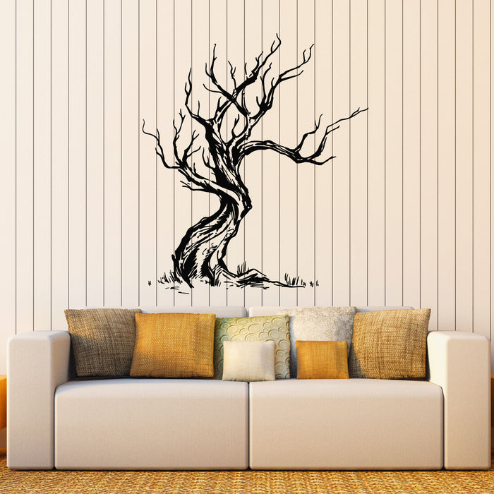 Vinyl Wall Decal Sketch Tree Branch Nature Autumn Art Stickers Mural (g8333)