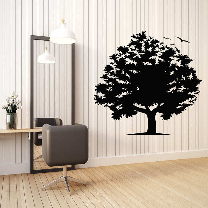 Vinyl Wall Decal Nature Tree Branches Birds Living Room Decoration Stickers Mural (g8376)