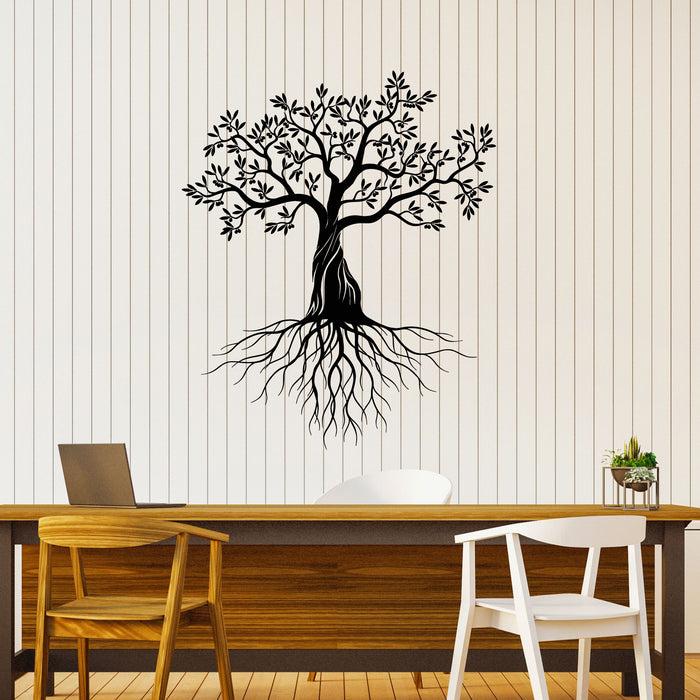 Vinyl Wall Decal Tree Branches Roots Forest Interior Garden Stickers Mural (g8381)