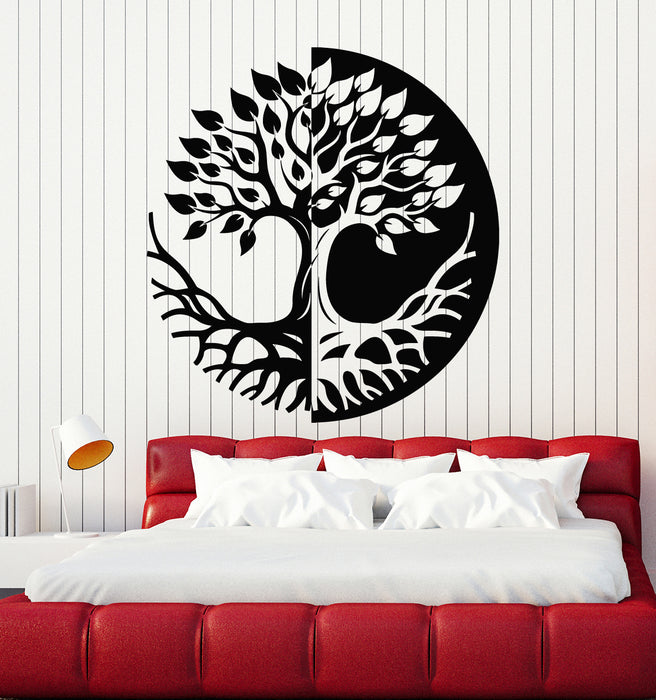Vinyl Wall Decal Tree Branch Roots Leaves Tree Life Celtic Symbol Stickers Mural (g7411)