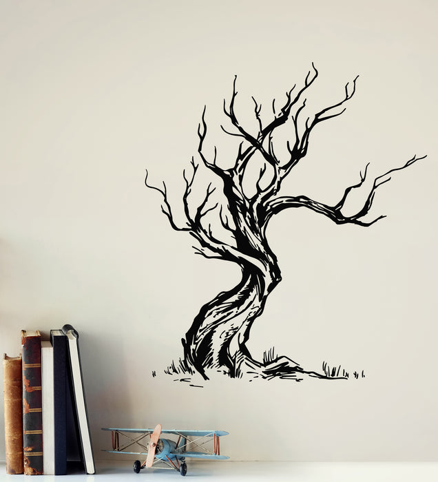 Vinyl Wall Decal Sketch Tree Branch Nature Autumn Art Stickers Mural (g8333)