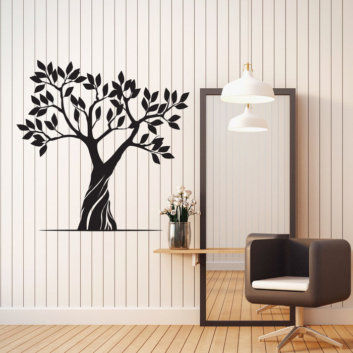 Vinyl Wall Decal Leafy Tree Nature Living Room Decor Branches Stickers Mural (k287)