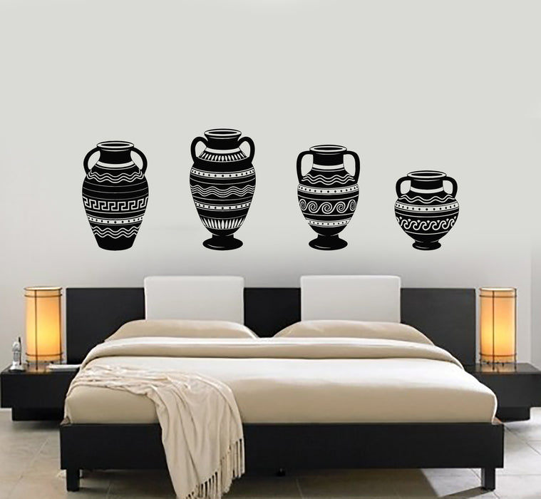 Vinyl Wall Decal Amphora Ancient Greek Vase Antiquity Home Decor Stickers Mural (g2275)