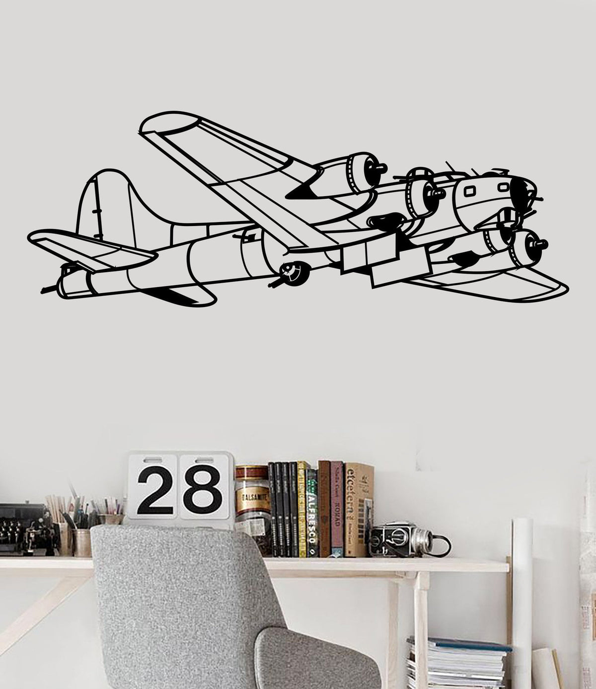 Vinyl Wall Stickers Aircraft Aviation Military Air Force Decal Mural U ...