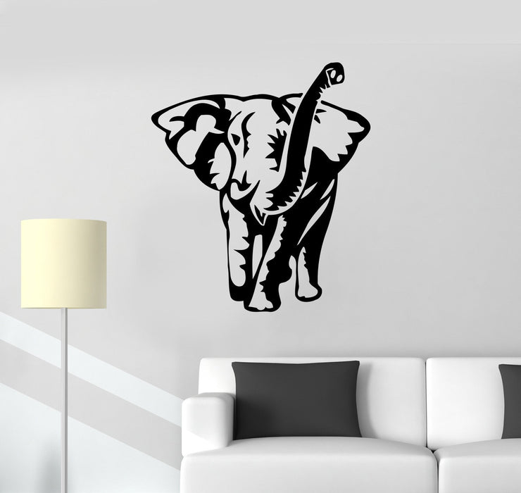 Vinyl Wall Stickers African Elephant Animal Tribal Decor Decal Mural Unique Gift (171ig)