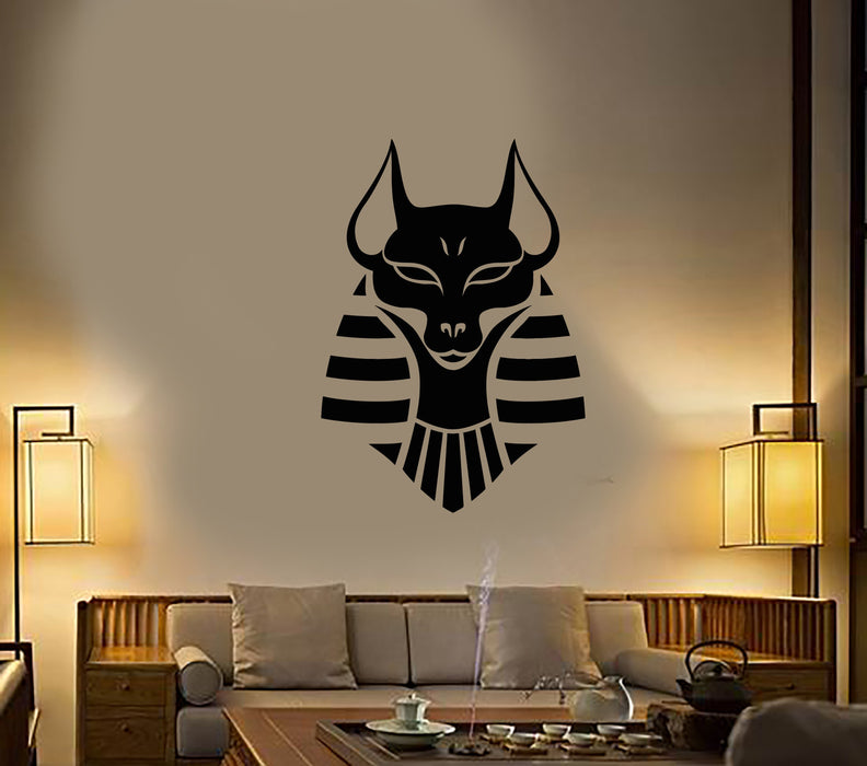 Vinyl Wall Decal Anubis Ancient Egyptian God Stickers (3065ig)