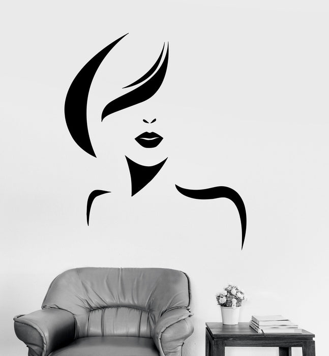 Vinyl Wall Decal Beauty Salon Woman Spa Hair Stylist Stickers Unique Gift (425ig)