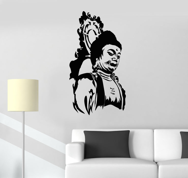 Vinyl Wall Decal Buddha Religion Buddhism Stickers Mural Unique Gift (613ig)