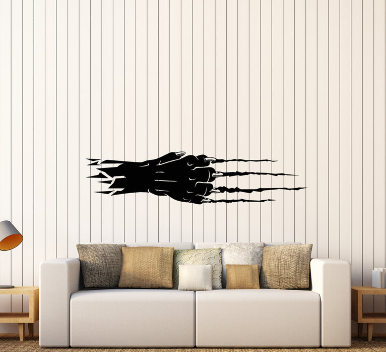 Vinyl Wall Decal Abstract Leopard Lapa Predator Claws Stickers (3200ig)