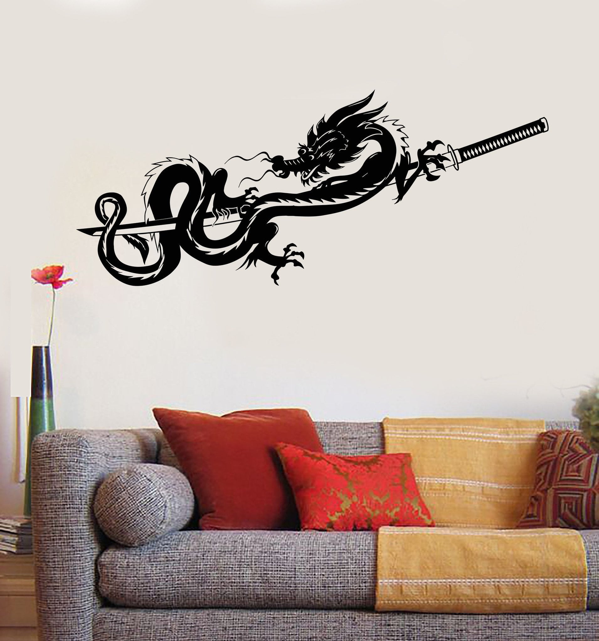 Custom Samurai Stickers And Wall Decals — Wallstickers4you