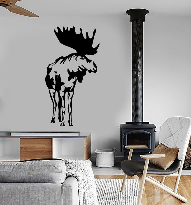 Wall Stickers Vinyl Decal Elk Hunting Nature Animal Tribal Decor Unique Gift (ig137)