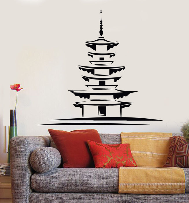 Vinyl Wall Decal Japan Japanese Architecture Oriental Decor Art Stickers Unique Gift (129ig)