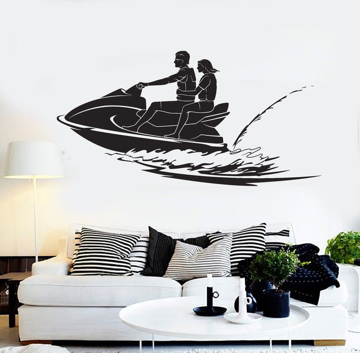 Vinyl Wall Decal Jet Ski Aquabike Water Sports Stickers Mural Unique Gift (ig4171)